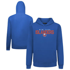 New York Islanders Levelwear Youth Podium Carve Pullover Hoodie - Royal Hoodies