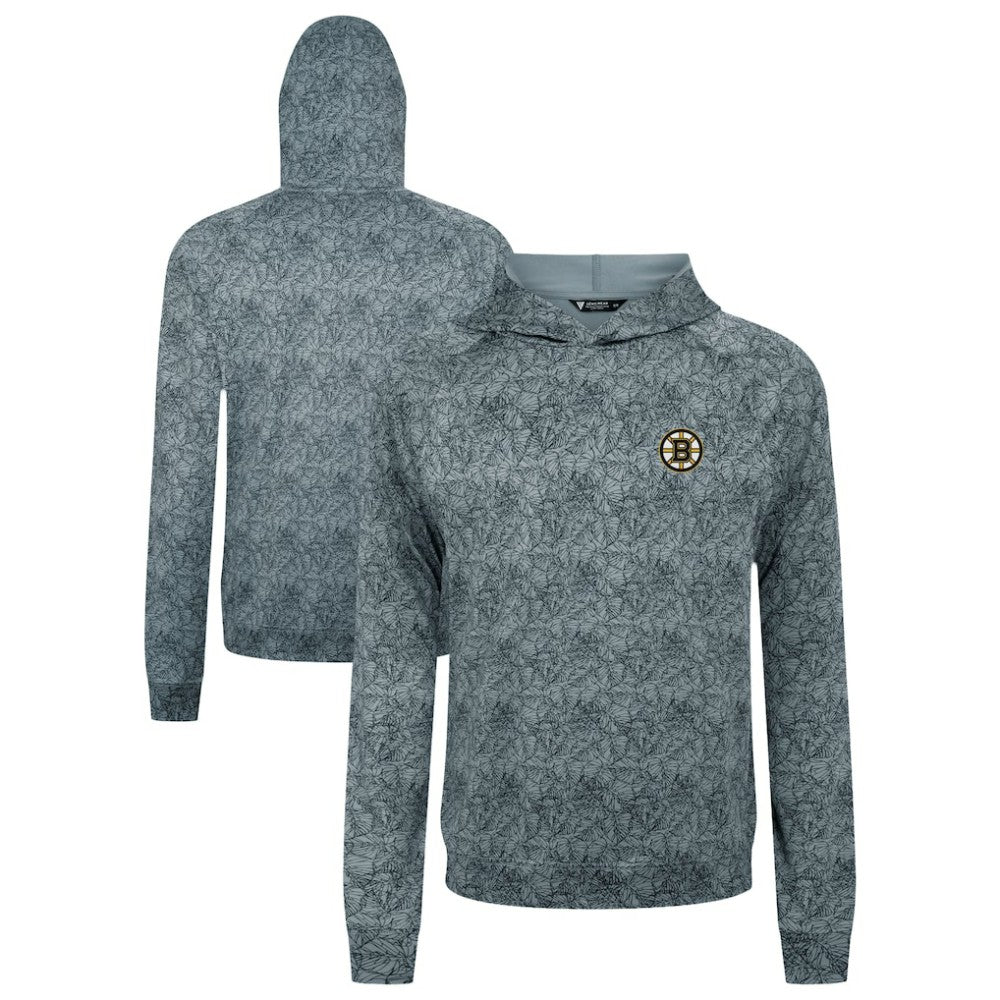 Boston Bruins Levelwear Albatross Raglan Pullover Hoodie - Gray Hoodies