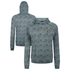 Boston Bruins Levelwear Albatross Raglan Pullover Hoodie - Gray Hoodies