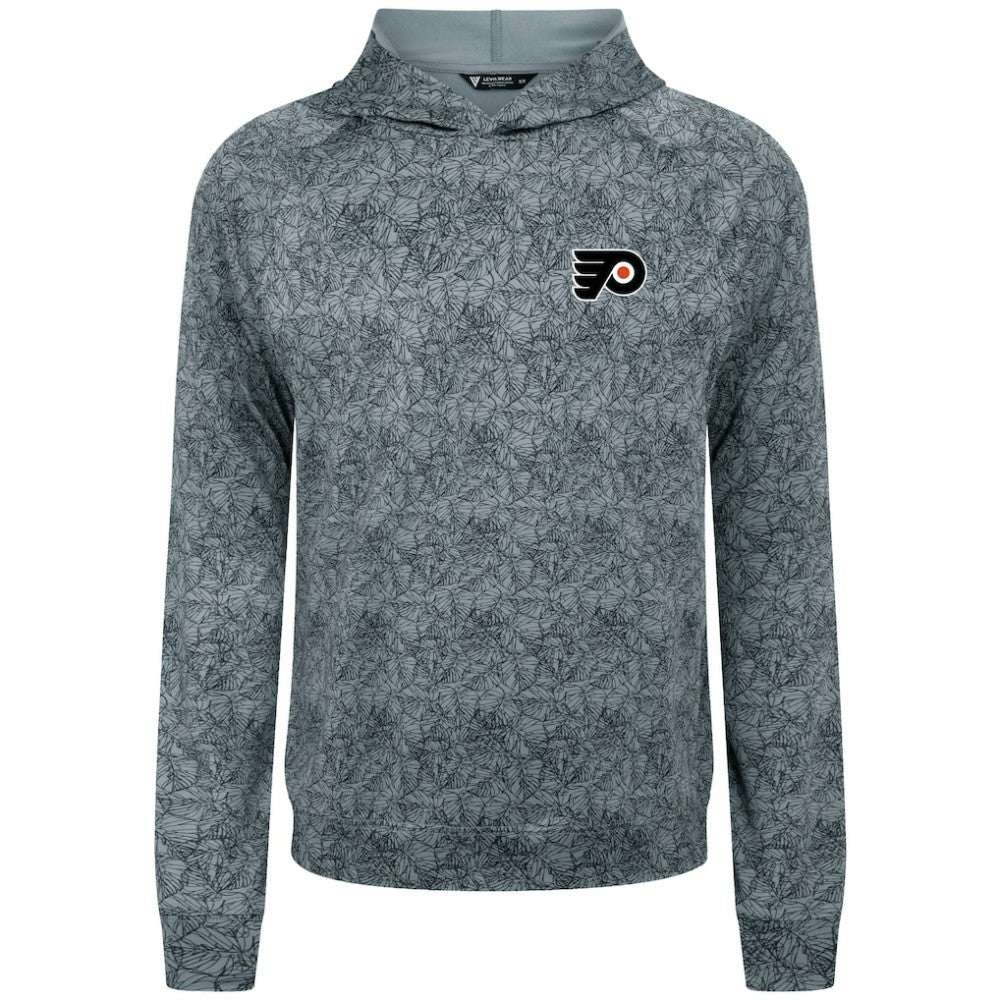 Philadelphia Flyers Levelwear Albatross Raglan Pullover Hoodie - Gray Hoodies