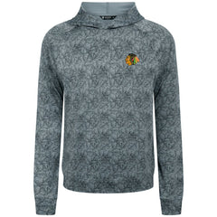 Chicago Blackhawks Levelwear Albatross Raglan Pullover Hoodie - Gray Hoodies