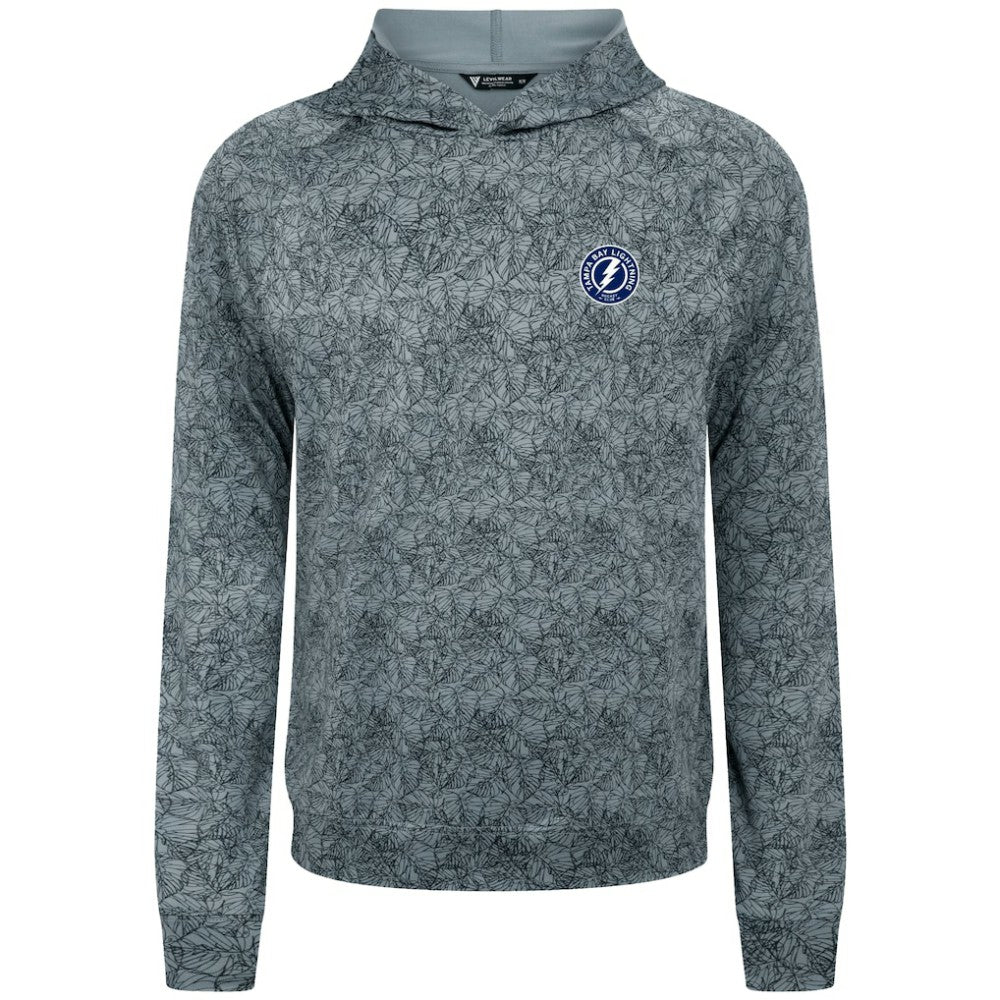 Tampa Bay Lightning Levelwear Albatross Raglan Pullover Hoodie - Gray Hoodies