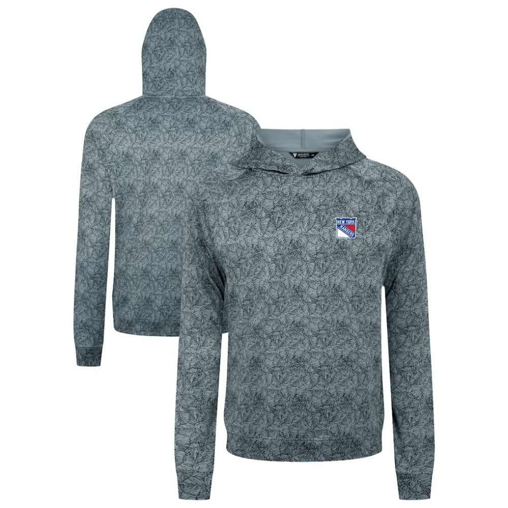 New York Rangers Levelwear Albatross Raglan Pullover Hoodie - Gray Hoodies