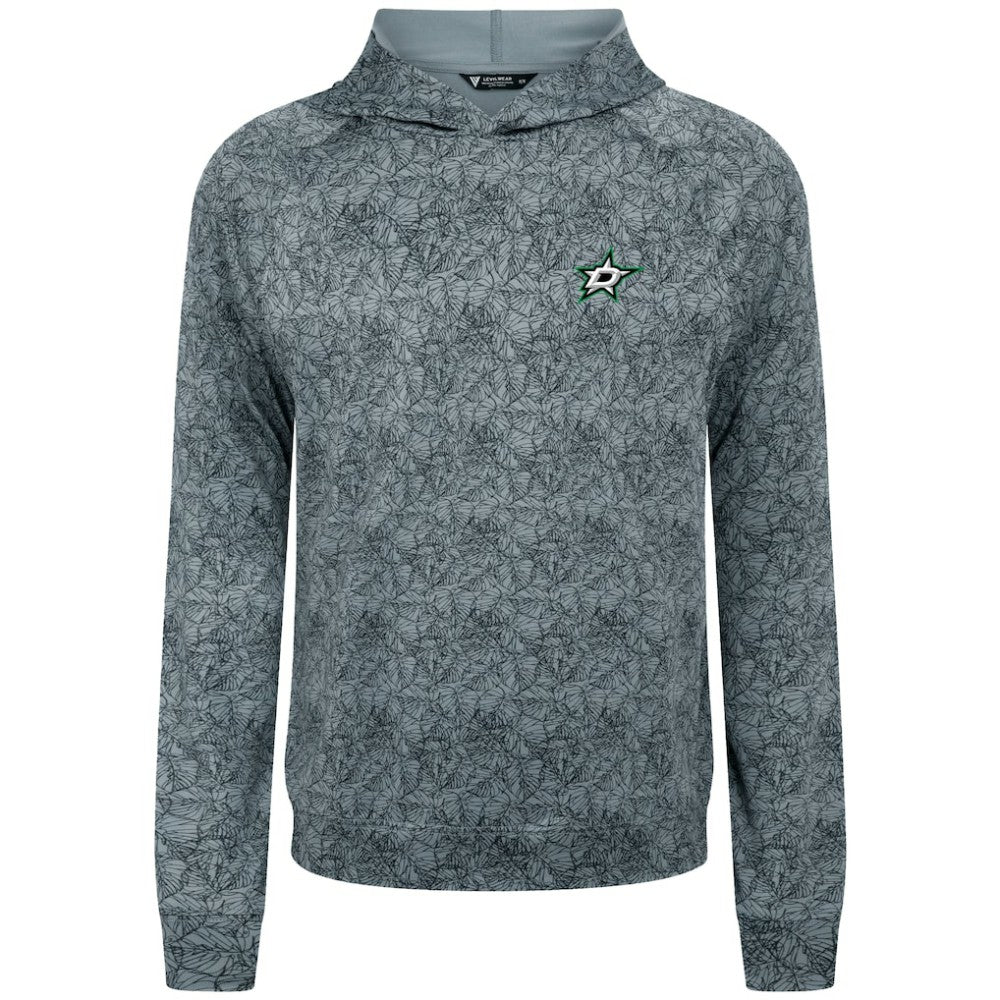 Dallas Stars Levelwear Albatross Raglan Pullover Hoodie - Gray Hoodies