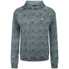 Winnipeg Jets Levelwear Albatross Raglan Pullover Hoodie - Gray Hoodies