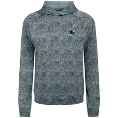 San Jose Sharks Levelwear Albatross Raglan Pullover Hoodie - Gray Hoodies