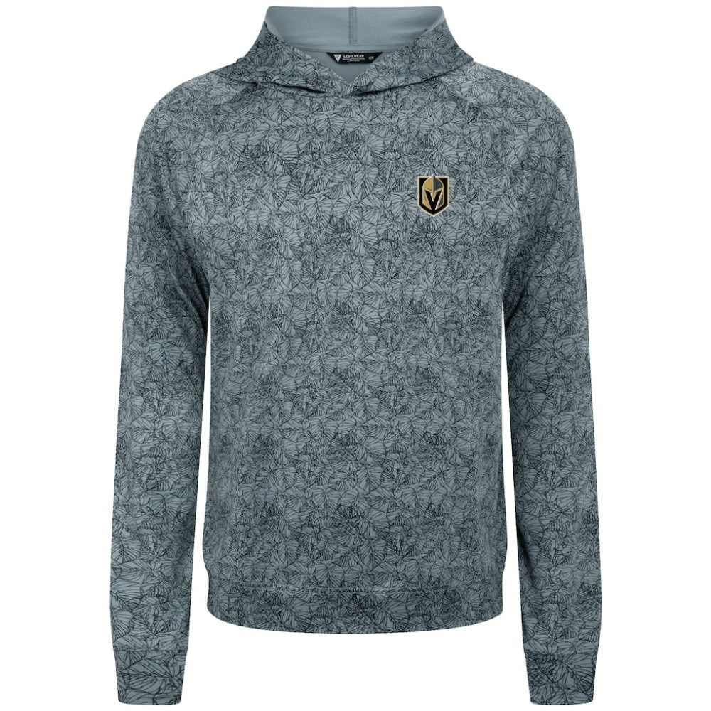 Vegas Golden Knights Levelwear Albatross Raglan Pullover Hoodie - Gray Hoodies