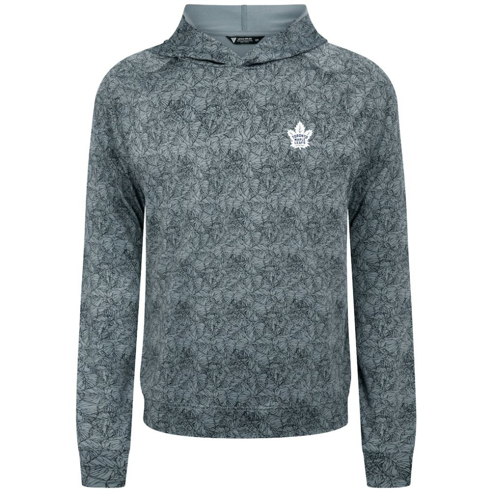 Toronto Maple Leafs Levelwear Albatross Raglan Pullover Hoodie - Gray Hoodies