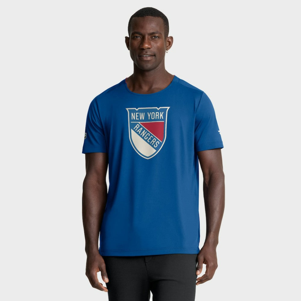 New York Rangers Fanatics 2026 NHL Winter Classic Authentic Pro Tech T-Shirt - Blue T-shirts