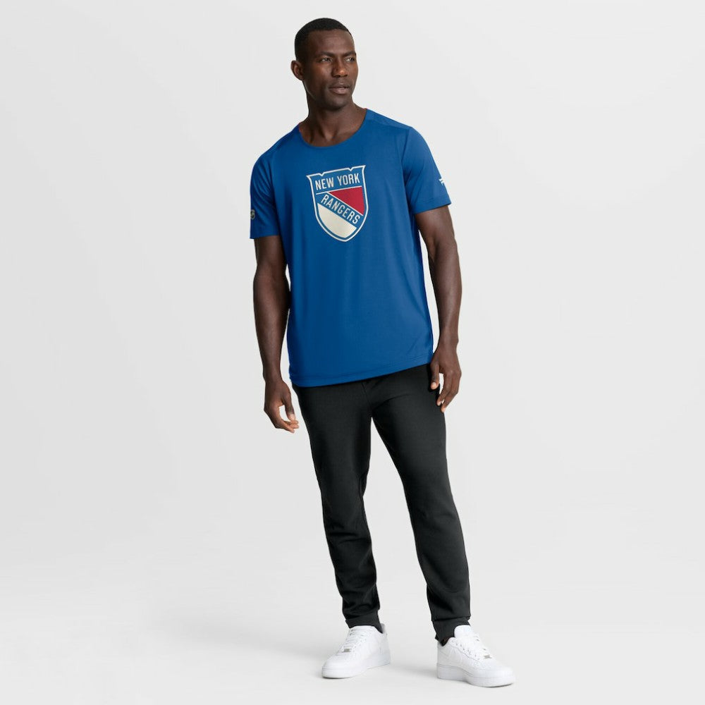 New York Rangers Fanatics 2026 NHL Winter Classic Authentic Pro Tech T-Shirt - Blue T-shirts