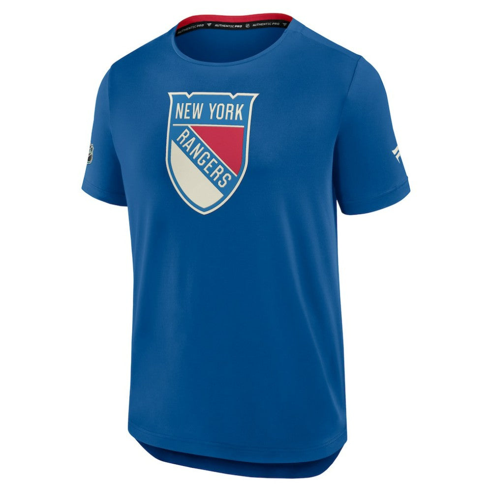 New York Rangers Fanatics 2026 NHL Winter Classic Authentic Pro Tech T-Shirt - Blue T-shirts