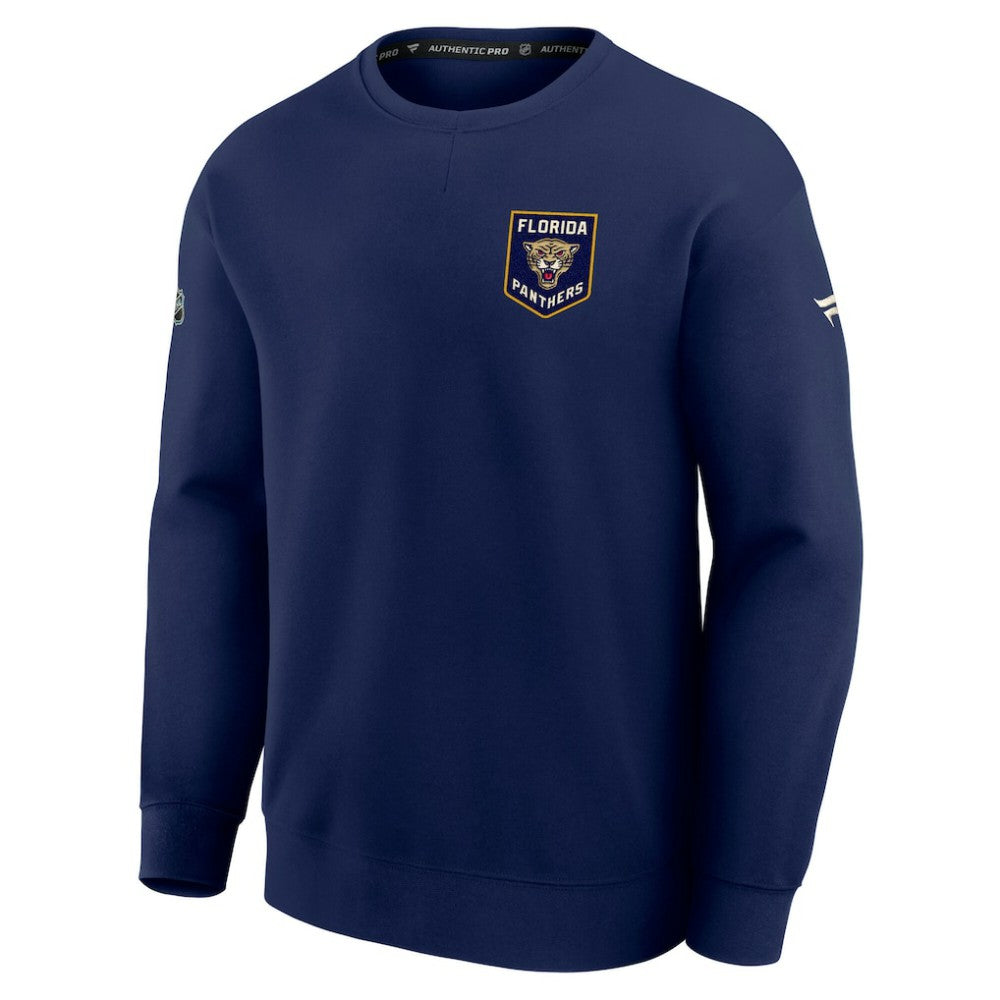 Florida Panthers Fanatics 2026 NHL Winter Classic Authentic Pro Sweatshirt - Athletic Navy Sweatshirts