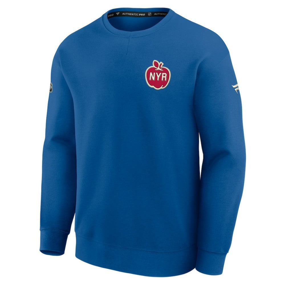 New York Rangers Fanatics 2026 NHL Winter Classic Authentic Pro Sweatshirt - Blue Sweatshirts