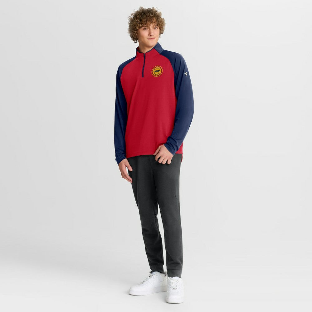 Florida Panthers Fanatics 2026 NHL Winter Classic Authentic Pro Quarter-Zip - Bright Cardinal