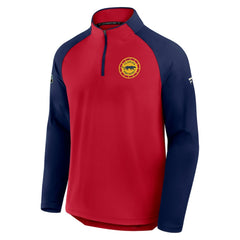 Florida Panthers Fanatics 2026 NHL Winter Classic Authentic Pro Quarter-Zip - Bright Cardinal