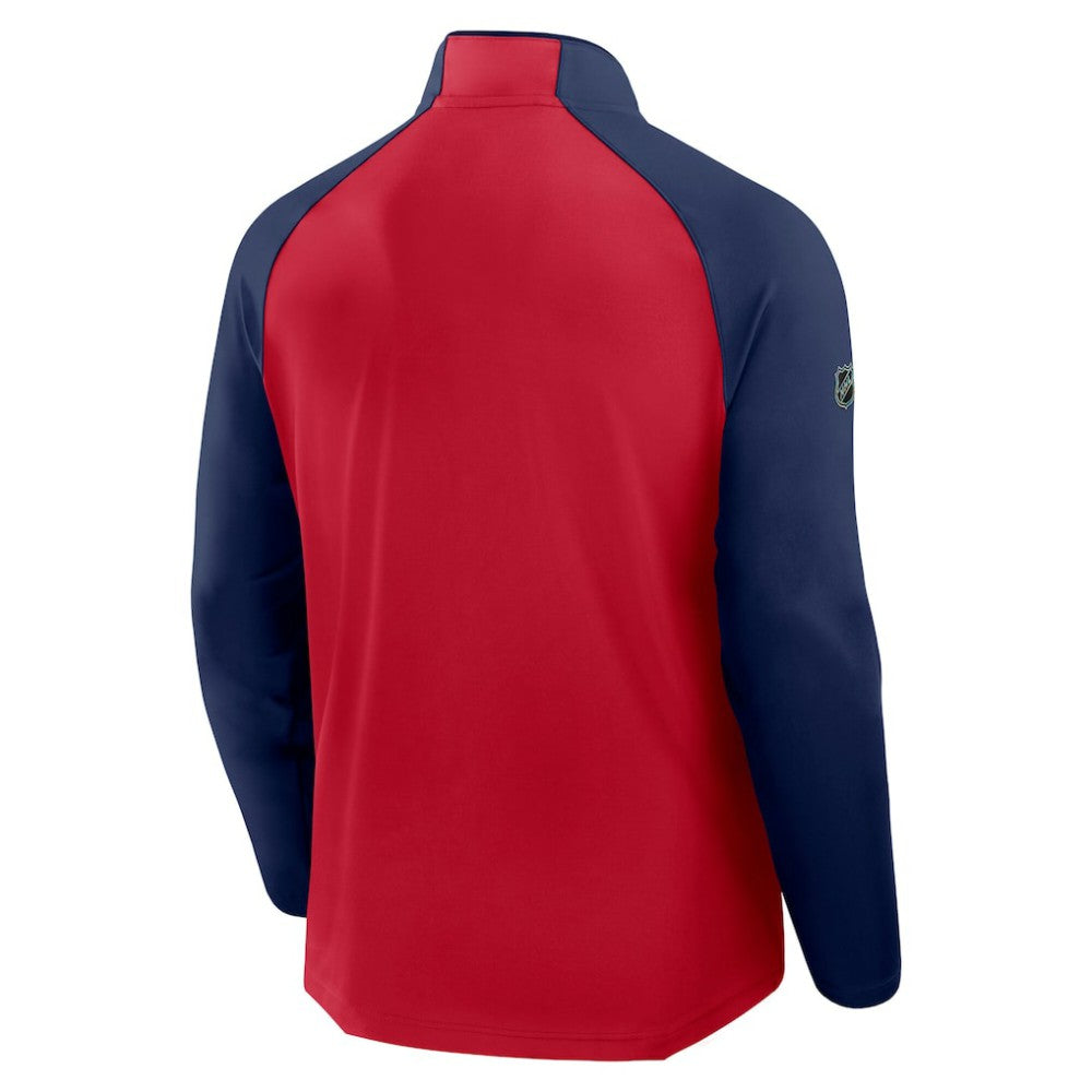 Florida Panthers Fanatics 2026 NHL Winter Classic Authentic Pro Quarter-Zip - Bright Cardinal