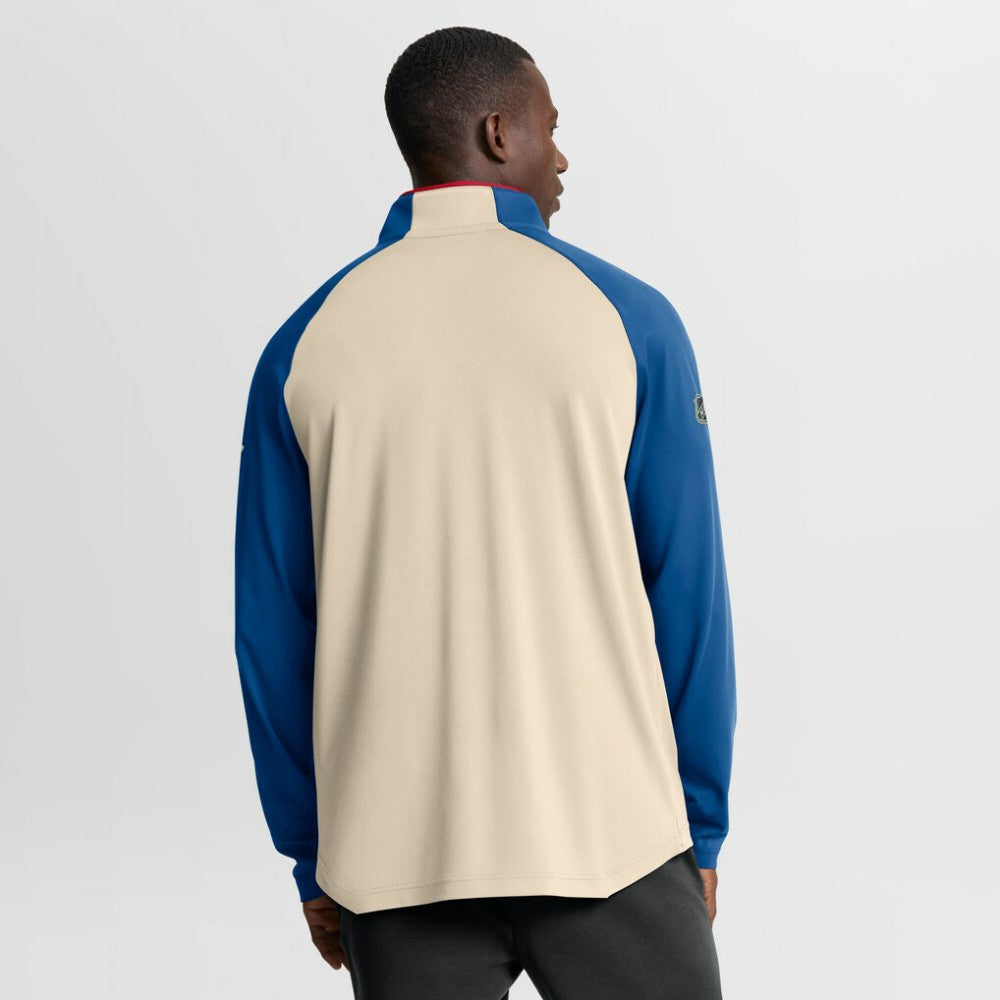 New York Rangers Fanatics 2026 NHL Winter Classic Authentic Pro Quarter-Zip - Natural