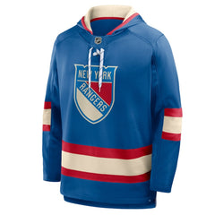 New York Rangers Fanatics 2026 NHL Winter Classic Lace Collar Hoodie - Blue Hoodies