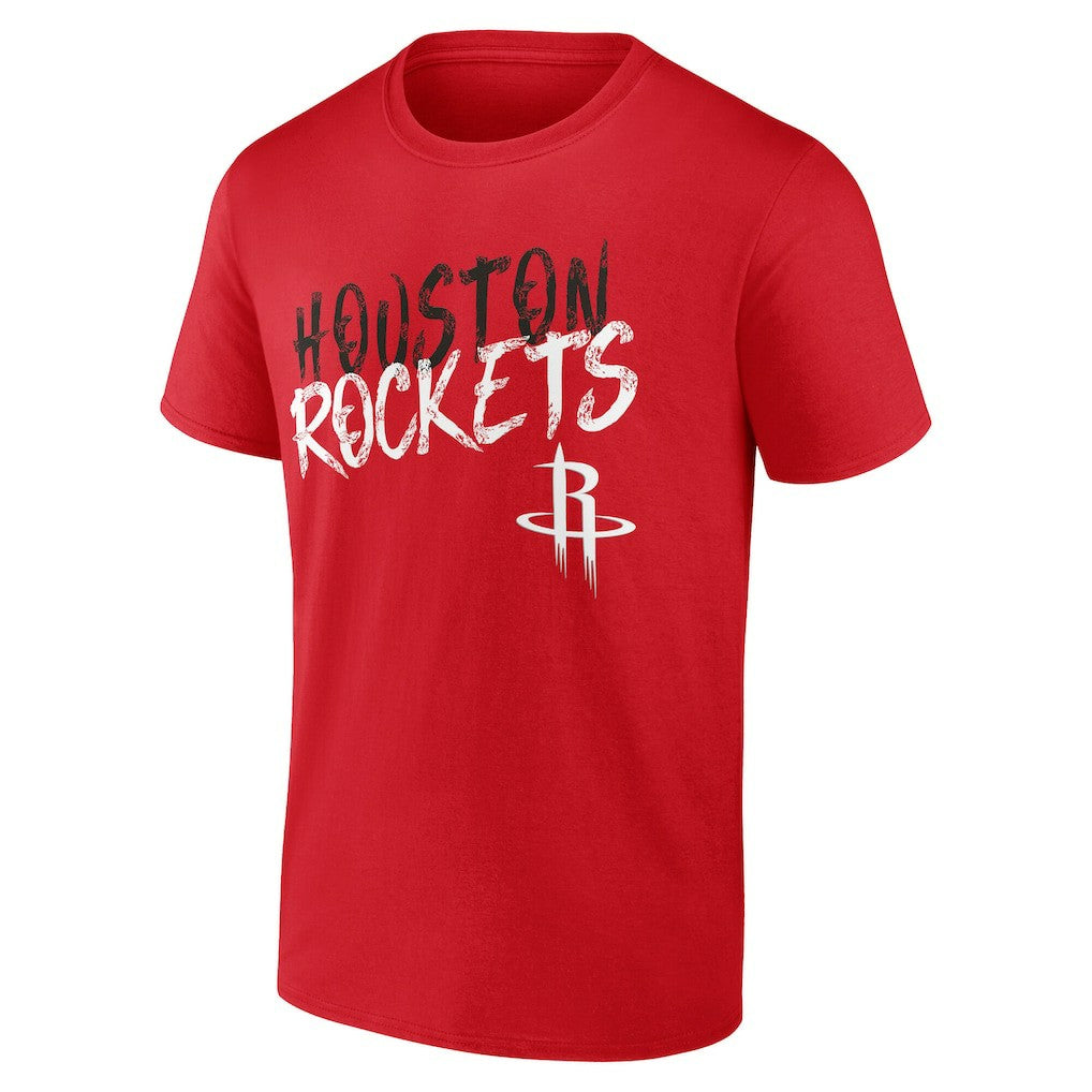 Houston Rockets Hustle Custom T-Shirt sale - Red discount