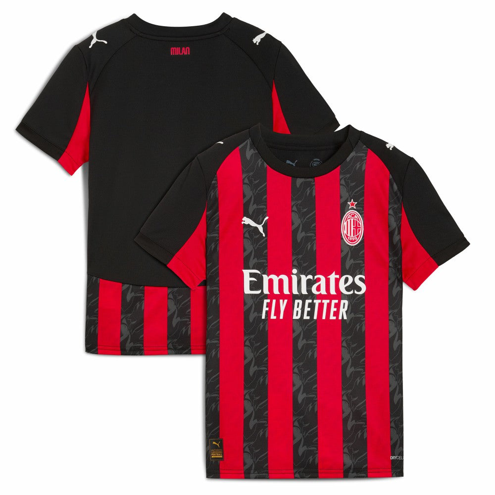 AC Milan Youth 2025/26 Home Replica Jersey - Red discount