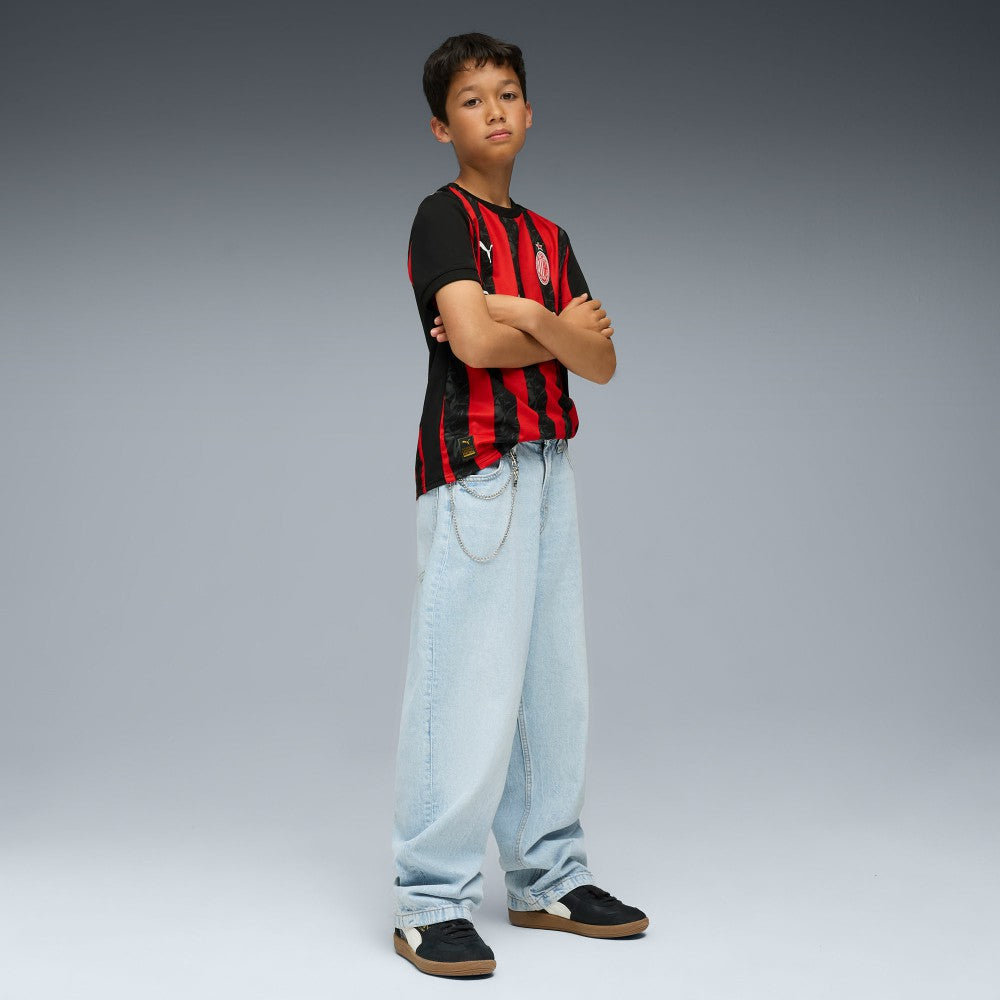 AC Milan Youth 2025/26 Home Replica Jersey - Red discount