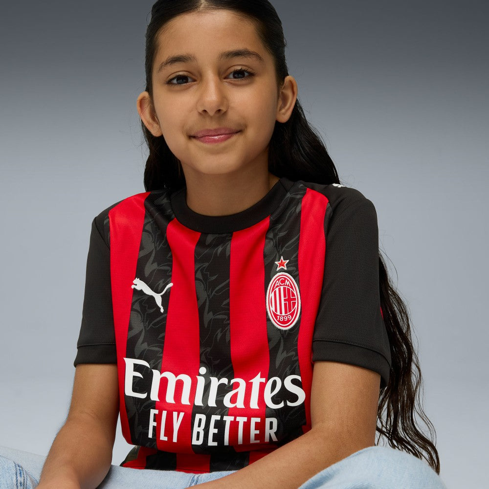 AC Milan Youth 2025/26 Home Replica Jersey - Red discount
