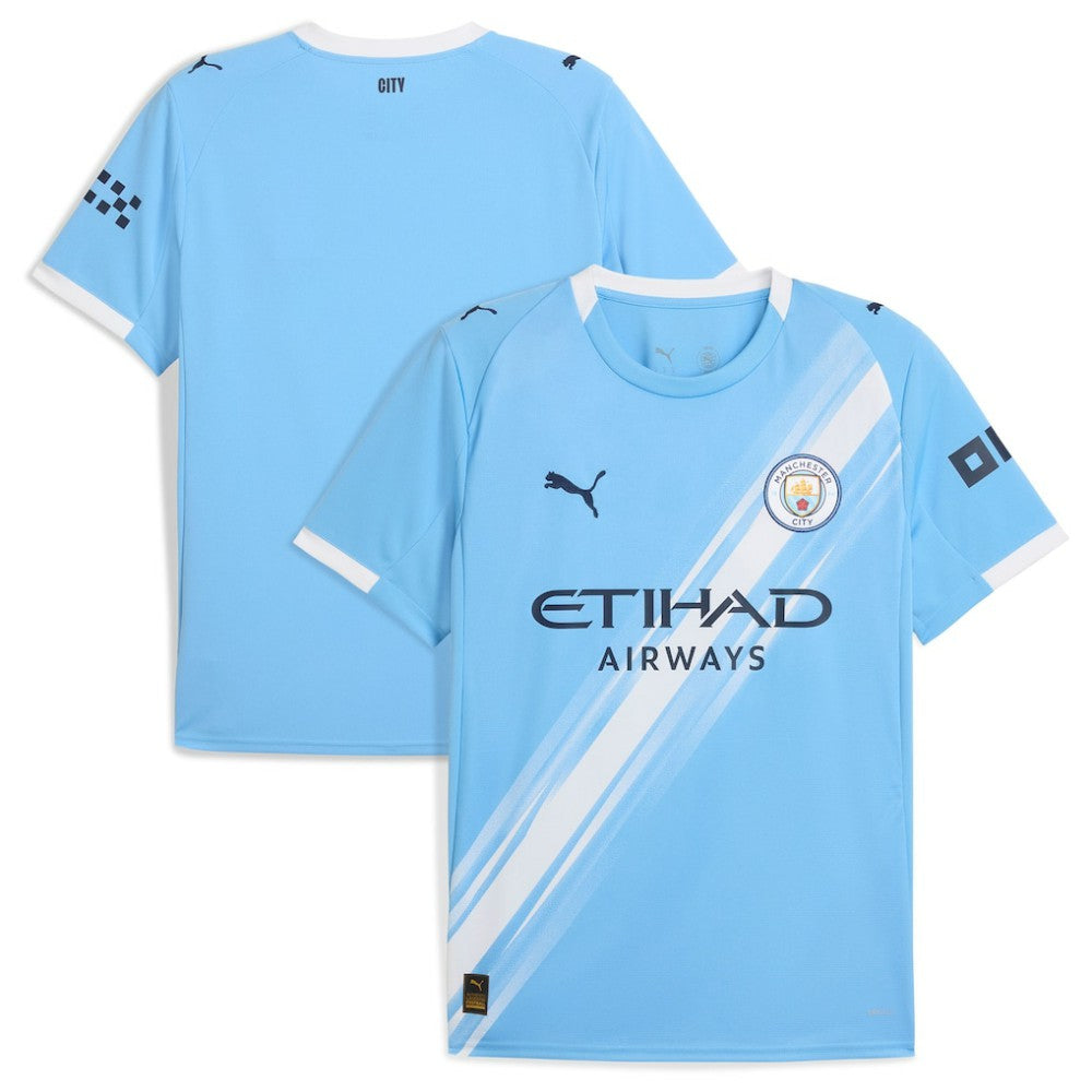 Manchester City 2025/26 Home Replica Jersey - Sky Blue sale