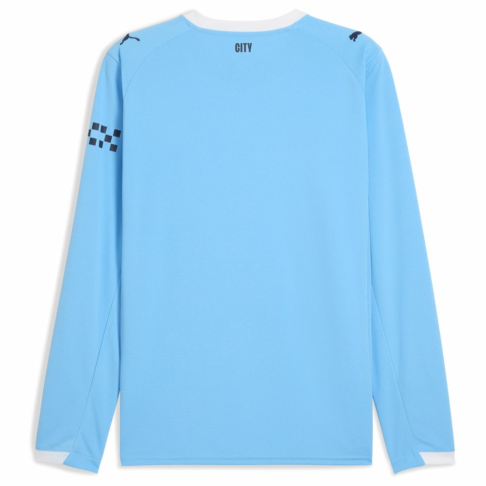 Manchester City 2025/26 Home Replica Long Sleeve Jersey - Sky Blue on sale