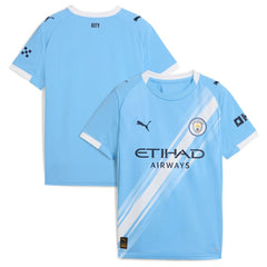 Manchester City Youth 2025/26 Home Replica Jersey - Sky Blue shop