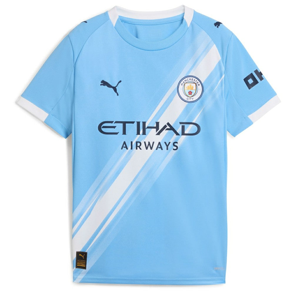 Manchester City Youth 2025/26 Home Replica Jersey - Sky Blue shop