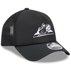 Colorado Rockies 2026 Batting Practice Alternate Apex 9FORTY Adjustable Hat Black