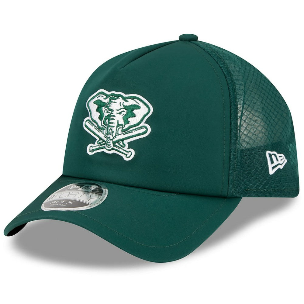 Athletics 2026 Batting Practice Alternate Apex 9FORTY Adjustable Hat Green