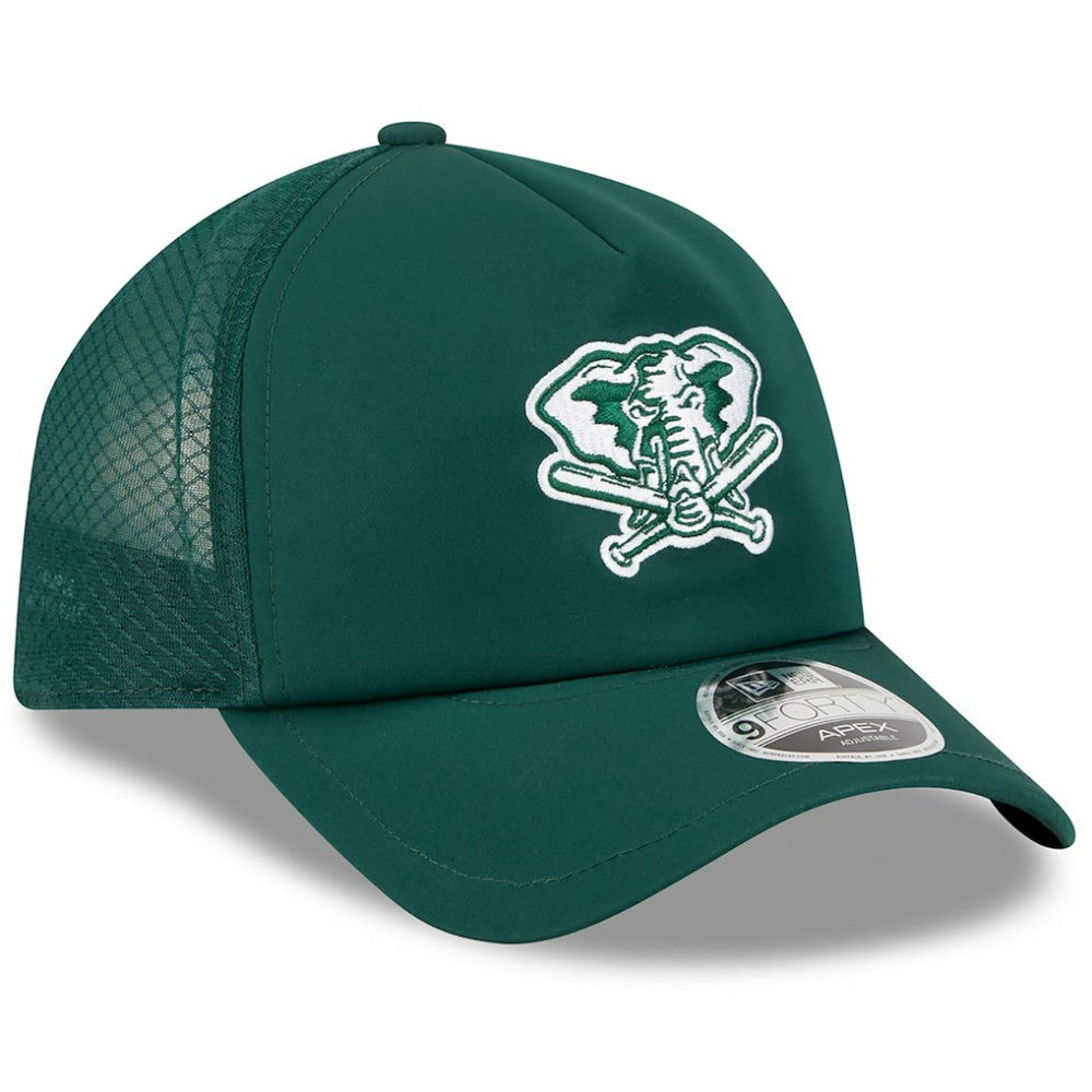 Athletics 2026 Batting Practice Alternate Apex 9FORTY Adjustable Hat Green