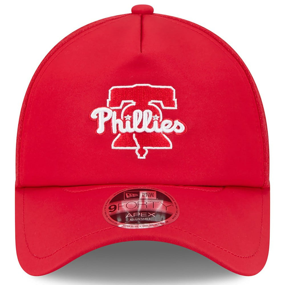 Philadelphia Phillies 2026 Batting Practice Alternate Apex 9FORTY Adjustable Hat Red