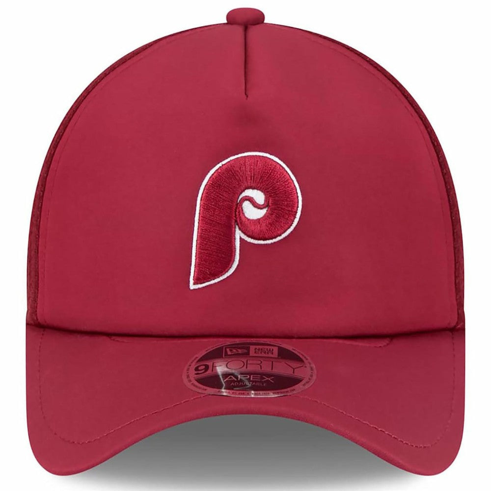 Philadelphia Phillies 2026 Batting Practice Alternate Apex 9FORTY Adjustable Hat Maroon