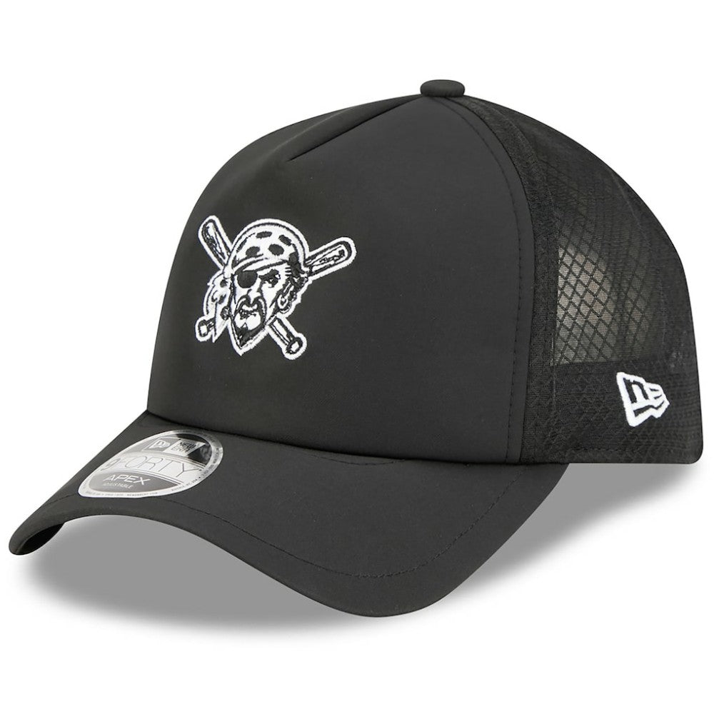 Pittsburgh Pirates 2026 Batting Practice Alternate Apex 9FORTY Adjustable Hat Black