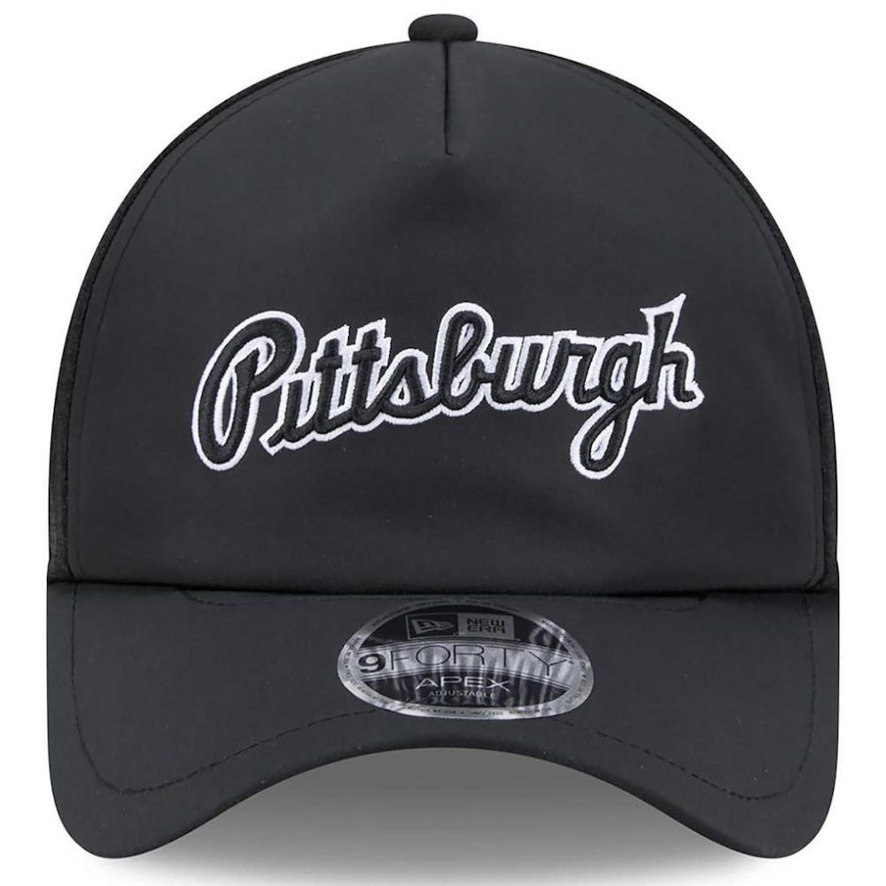 Pittsburgh Pirates 2026 Batting Practice Alternate Apex 9FORTY Adjustable Hat Black