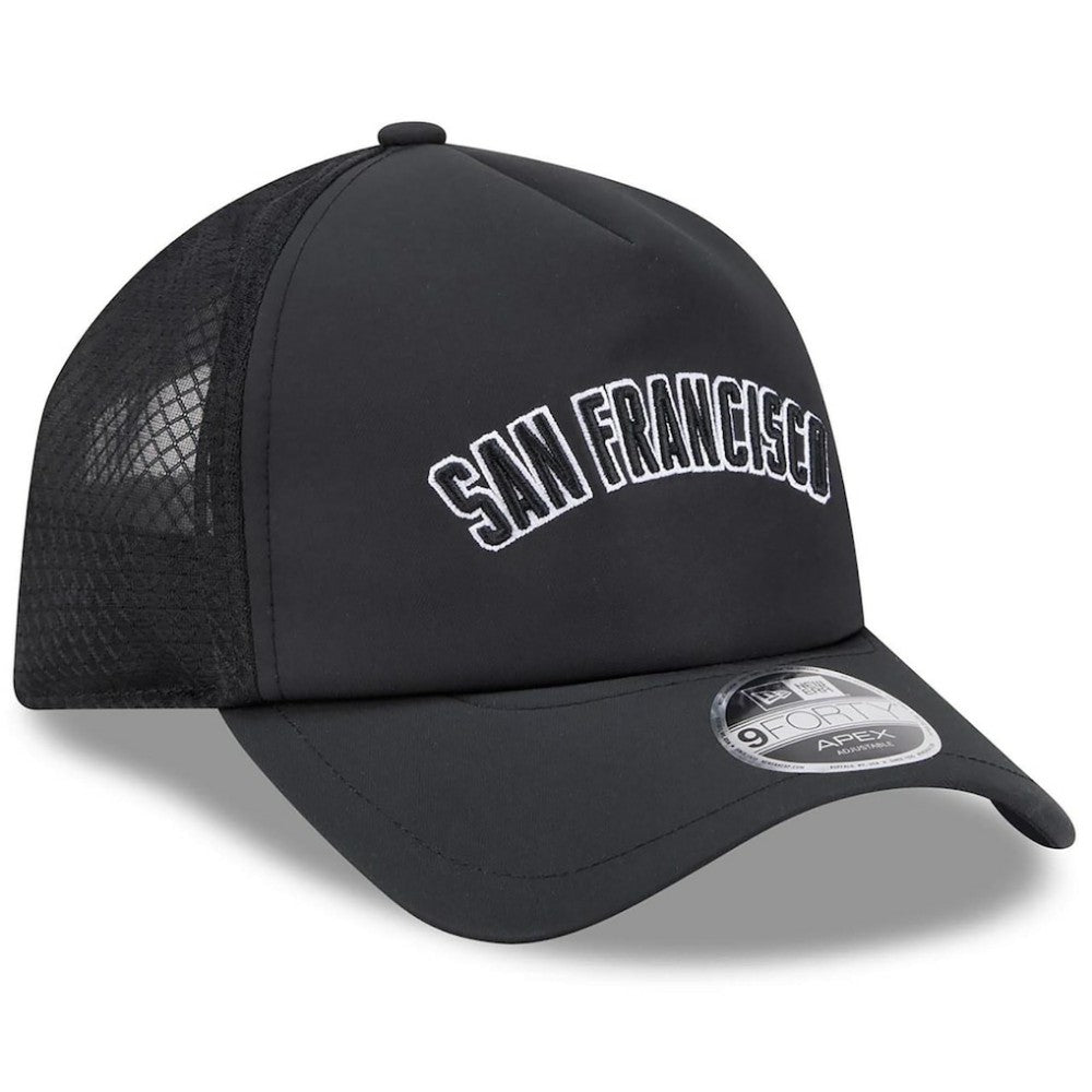 San Francisco Giants 2026 Batting Practice Alternate Apex 9FORTY Adjustable Hat Black