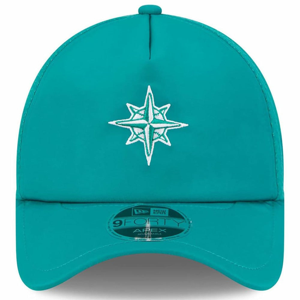 Seattle Mariners 2026 Batting Practice Alternate Apex 9FORTY Adjustable Hat Teal