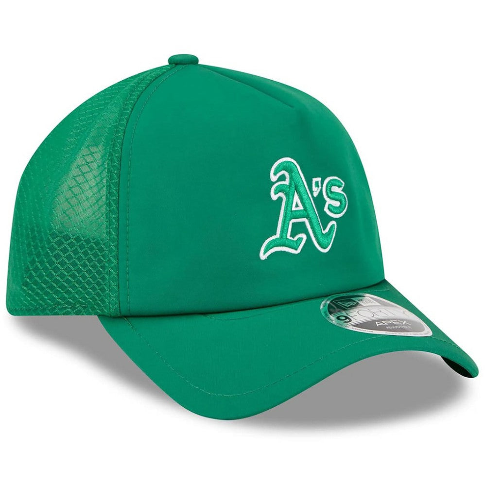 Athletics 2026 Batting Practice Alternate Apex 9FORTY Adjustable Hat Kelly Green