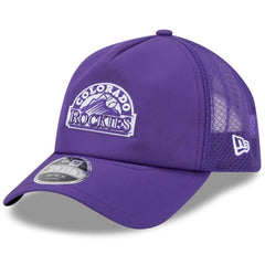 Colorado Rockies 2026 Batting Practice Alternate Apex 9FORTY Adjustable Hat Purple