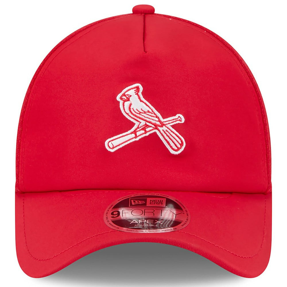 St. Louis Cardinals 2026 Batting Practice Alternate Apex 9FORTY Adjustable Hat Red
