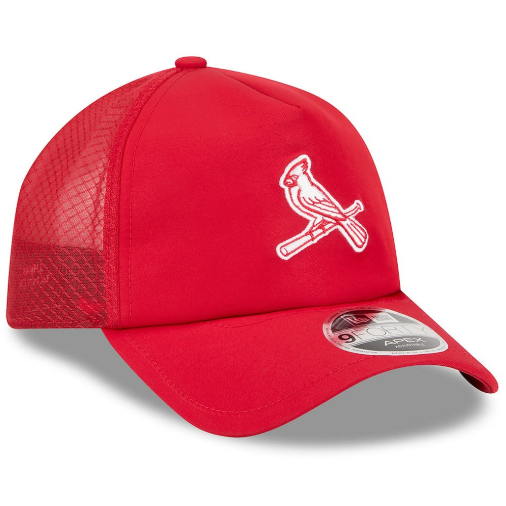 St. Louis Cardinals 2026 Batting Practice Alternate Apex 9FORTY Adjustable Hat Red