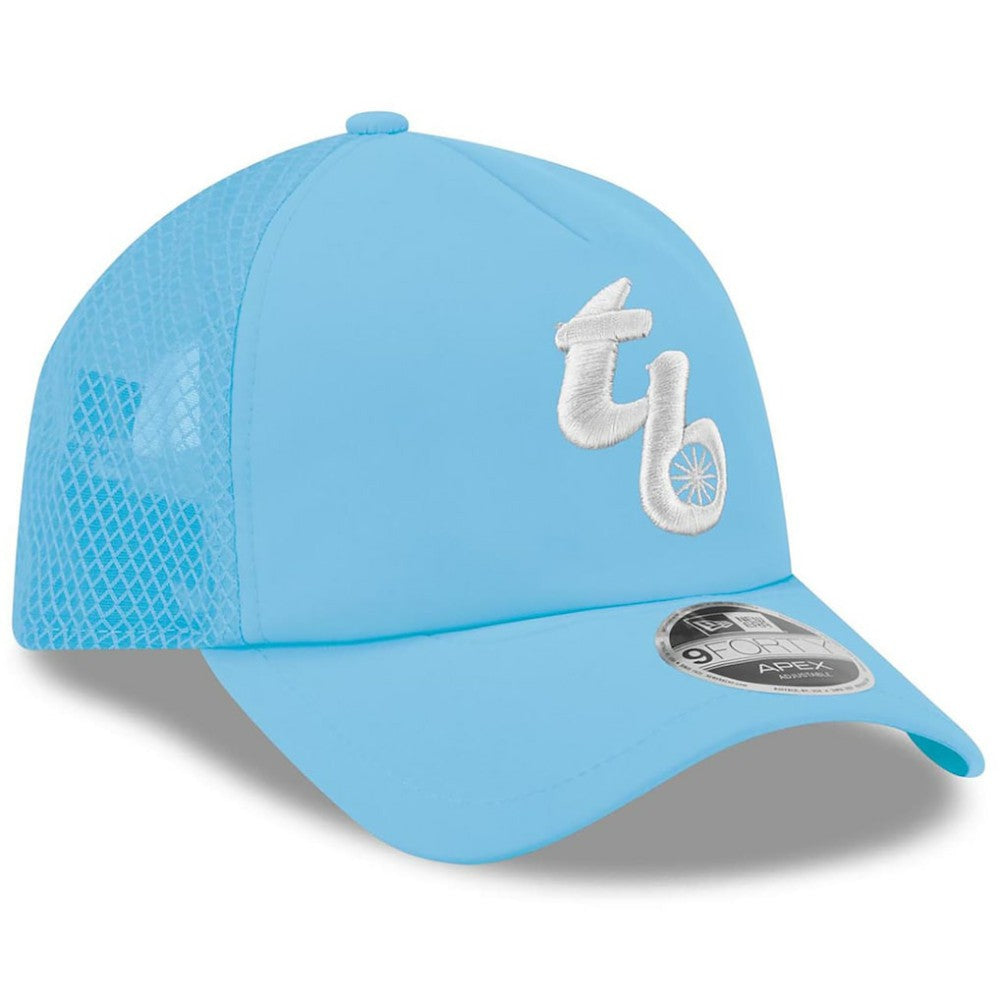 Tampa Bay Rays 2026 Batting Practice Alternate Apex 9FORTY Adjustable Hat Light Blue