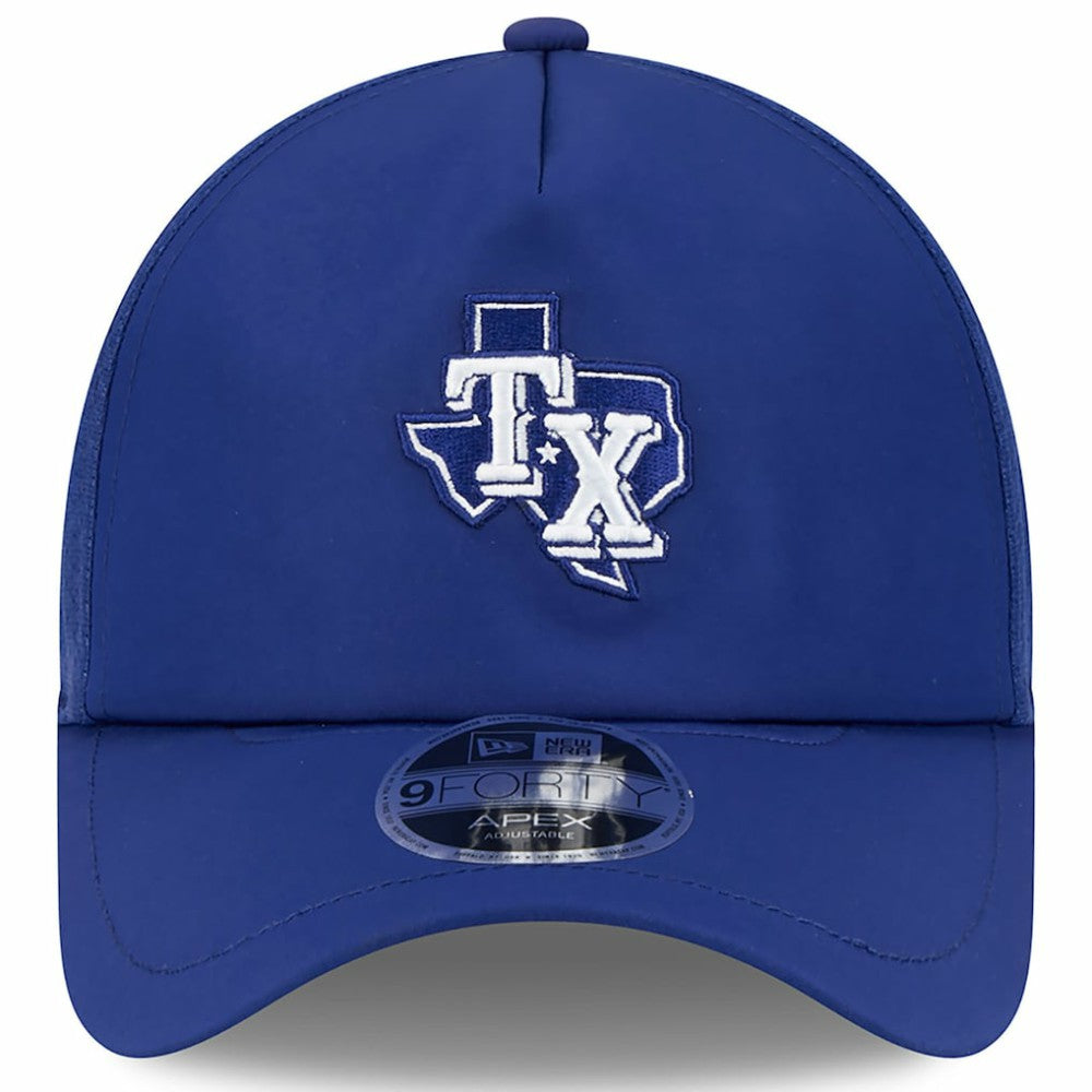 Texas Rangers 2026 Batting Practice Alternate Apex 9FORTY Adjustable Hat Royal