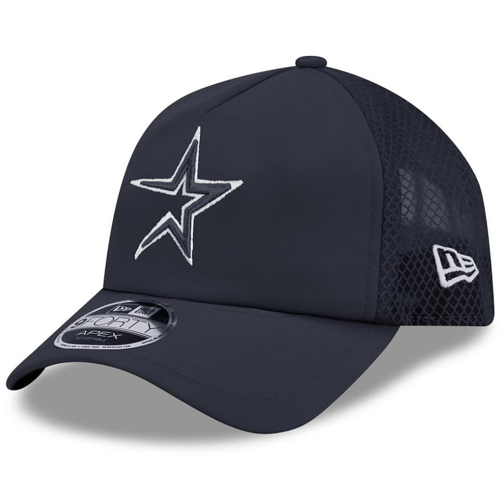 Houston Astros 2026 Batting Practice Alternate Apex 9FORTY Adjustable Hat Navy