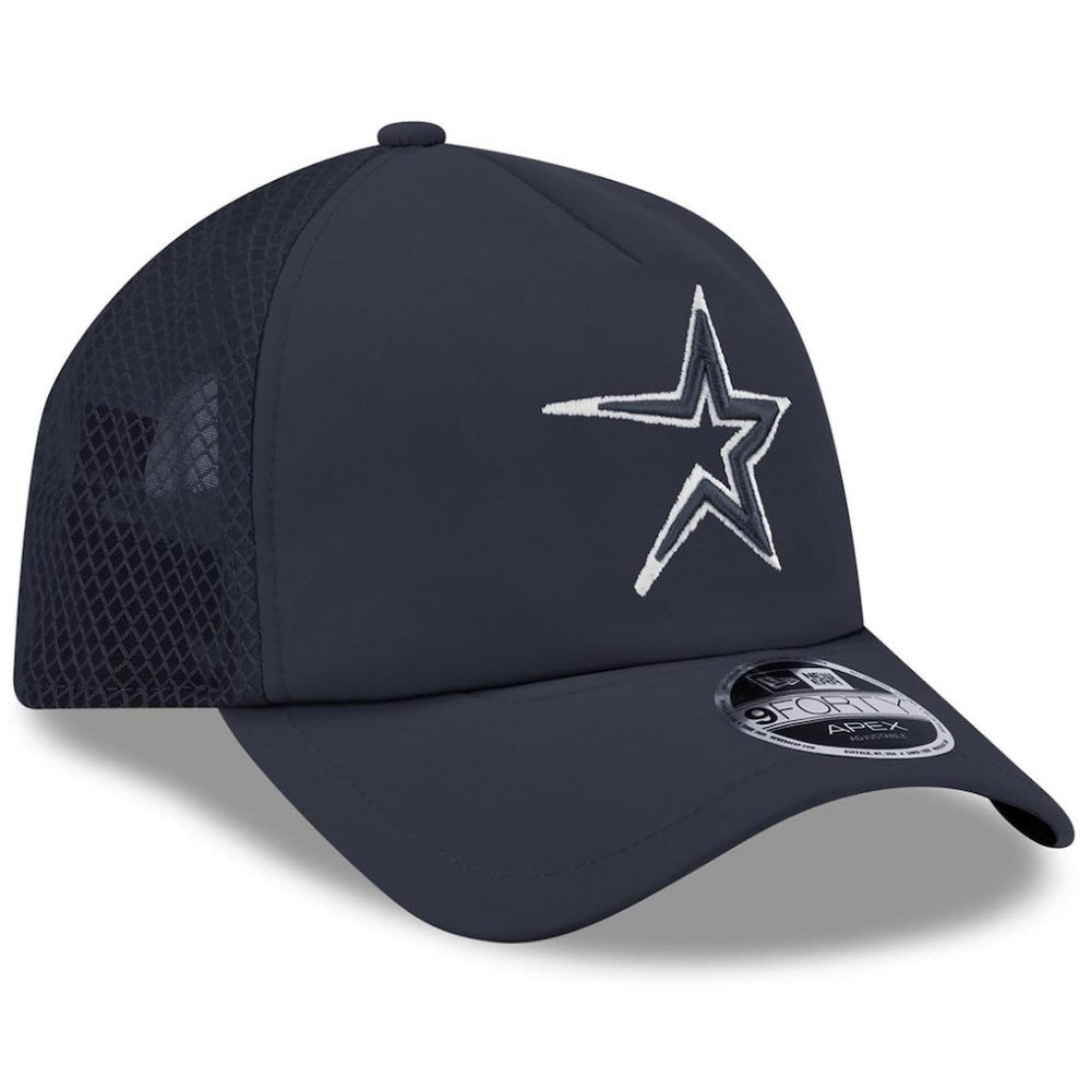 Houston Astros 2026 Batting Practice Alternate Apex 9FORTY Adjustable Hat Navy