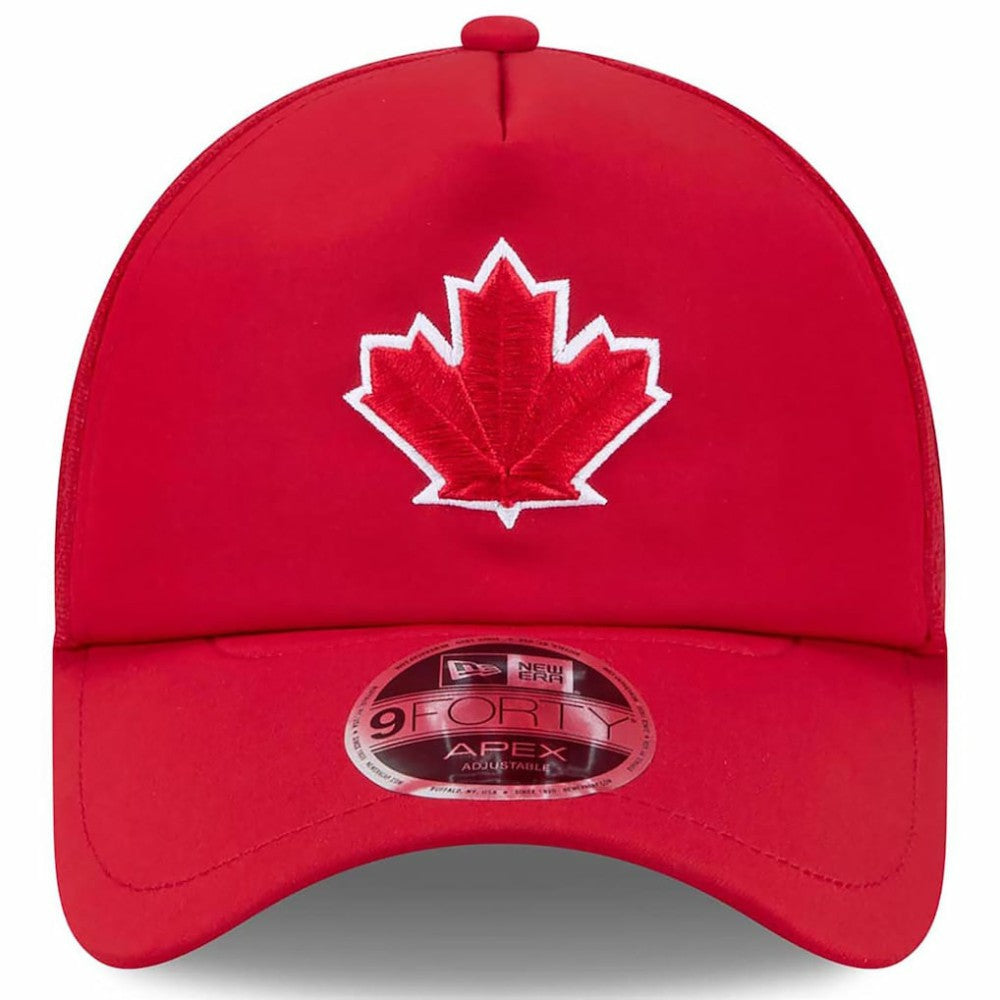 Toronto Blue Jays 2026 Batting Practice Alternate Apex 9FORTY Adjustable Hat Red