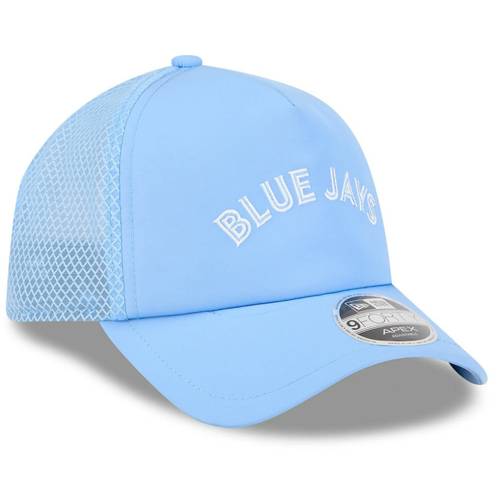 Toronto Blue Jays 2026 Batting Practice Alternate Apex 9FORTY Adjustable Hat Light Blue