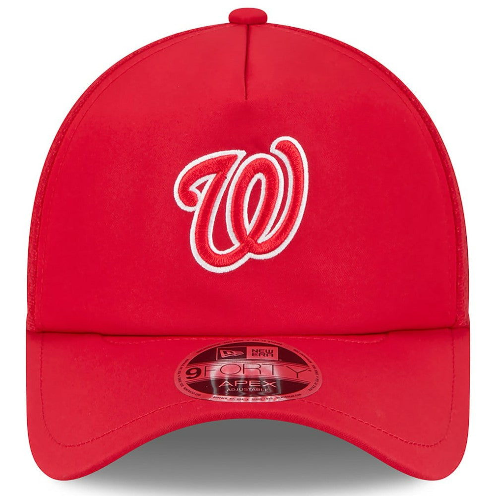 Washington Nationals 2026 Batting Practice Alternate Apex 9FORTY Adjustable Hat Red